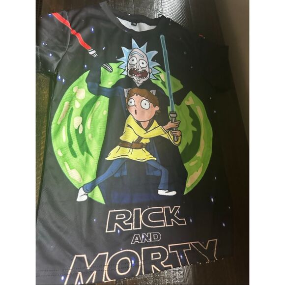 shirt short sleeve round neck summer casual loose boys size 10/12 - Picture 2 of 5